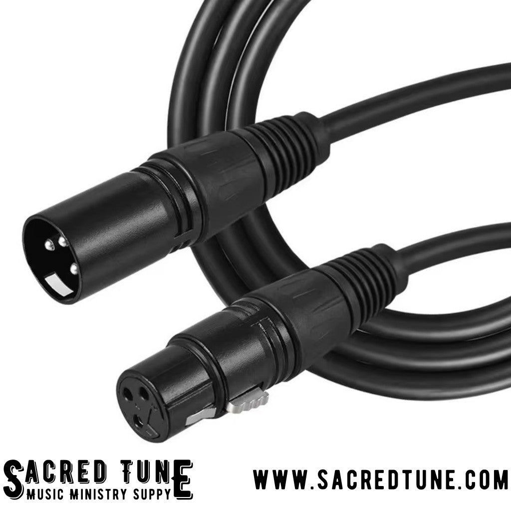 DMX512 3-pin Lighting Signal Cable connector ends | Sacred Tune