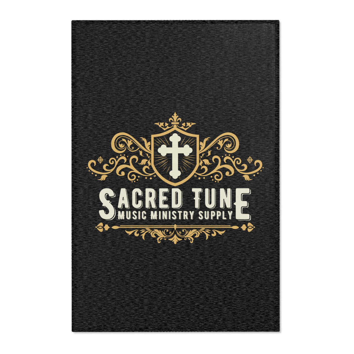 Drum Rug - Sacred Tune Logo - Small 24" X 36" | Sacred Tune