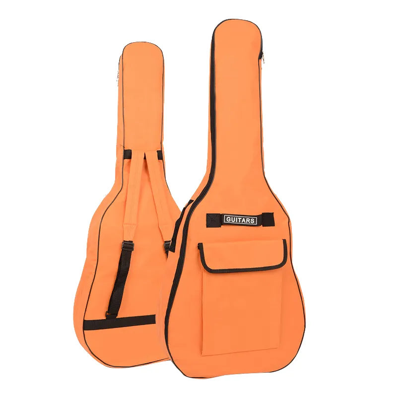 Guitar Backpack Case - Orange Color | Sacred Tune