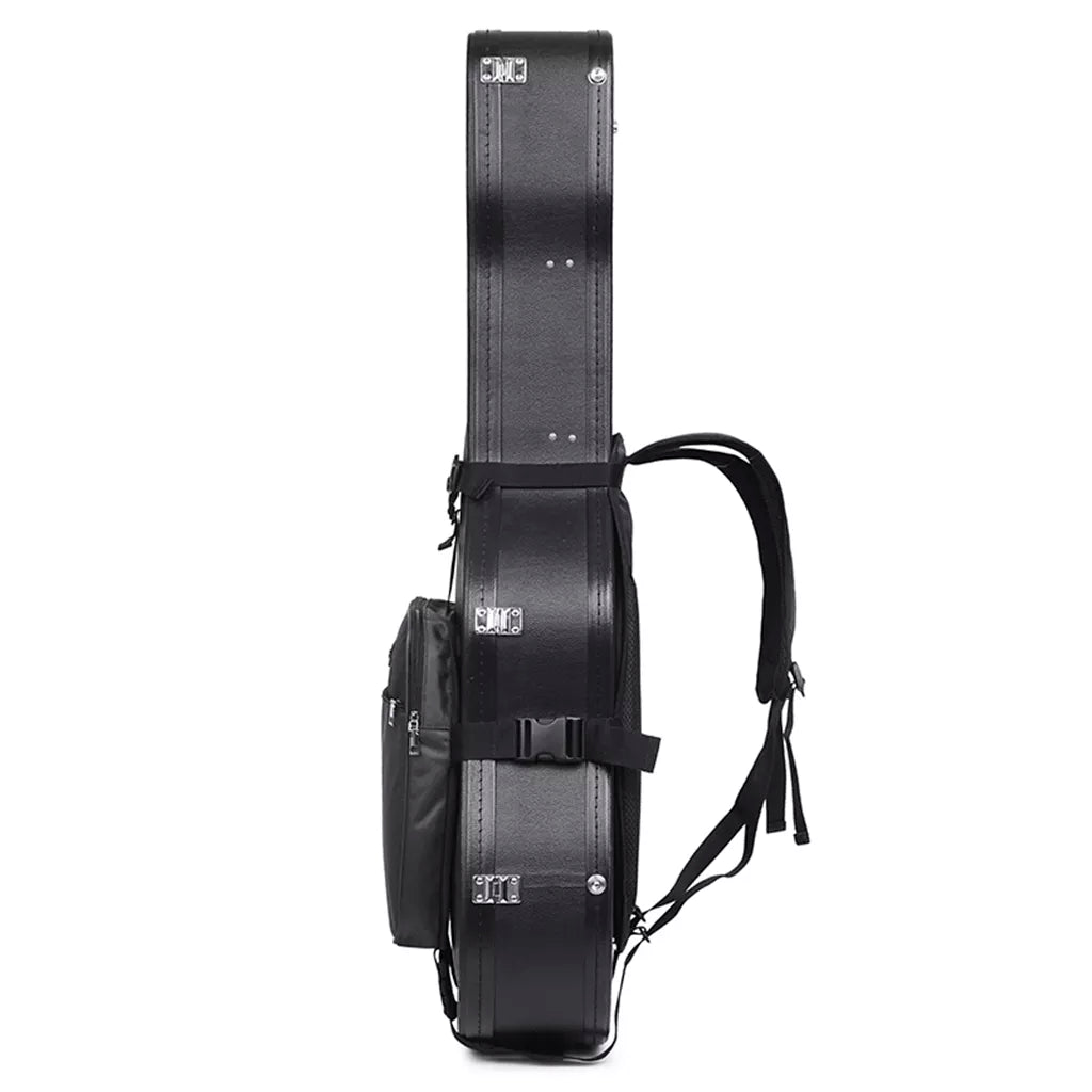 Guitar Case Backpack - Put Backpack Straps On Your Guitar Case Side View | Sacred Tune