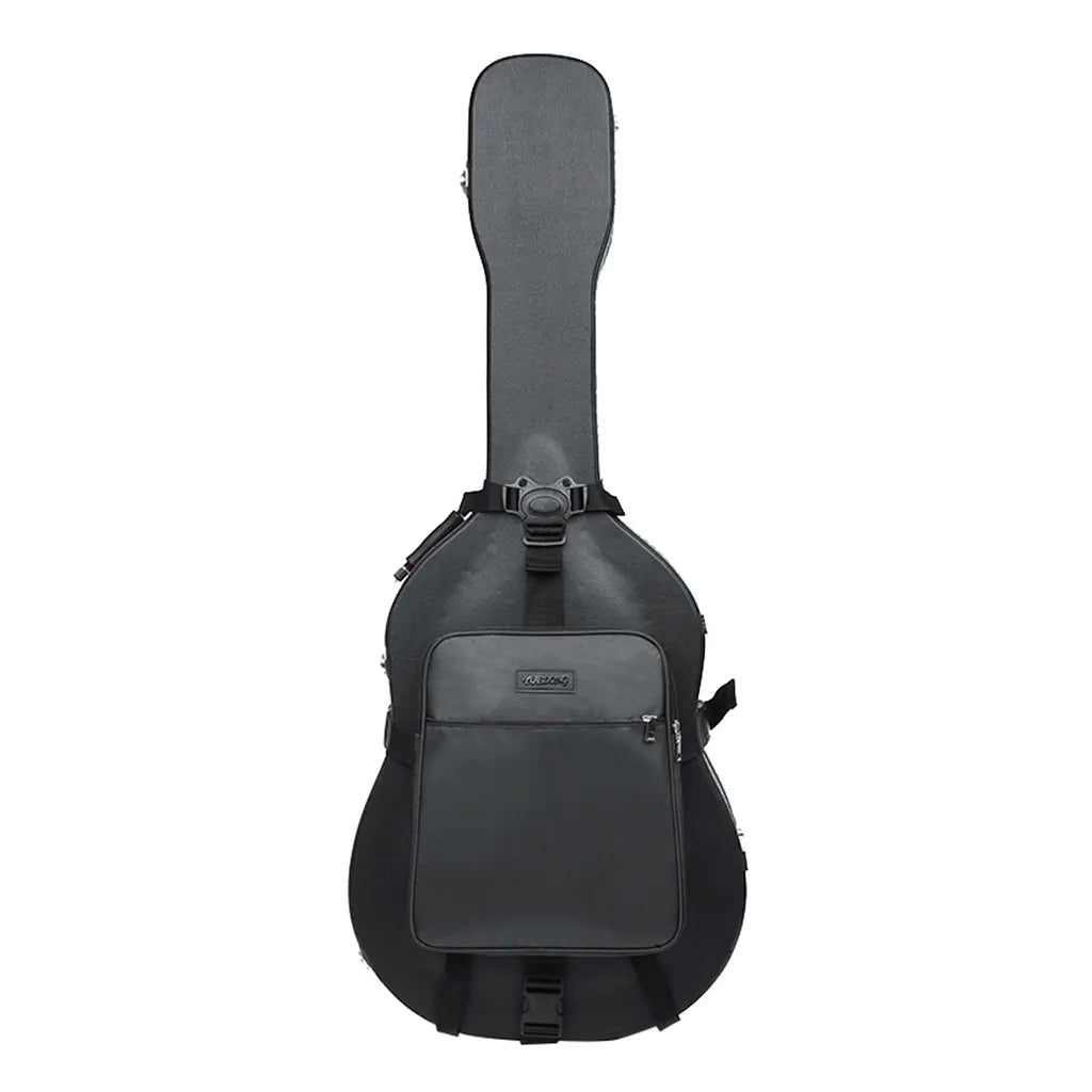 Guitar Case Backpack - Put Backpack Straps On Your Guitar Case - Front View | Sacred tune