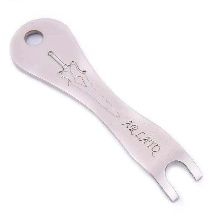 Guitar/Ukulele String Peg Remover Tool bottom side | Sacred Tune