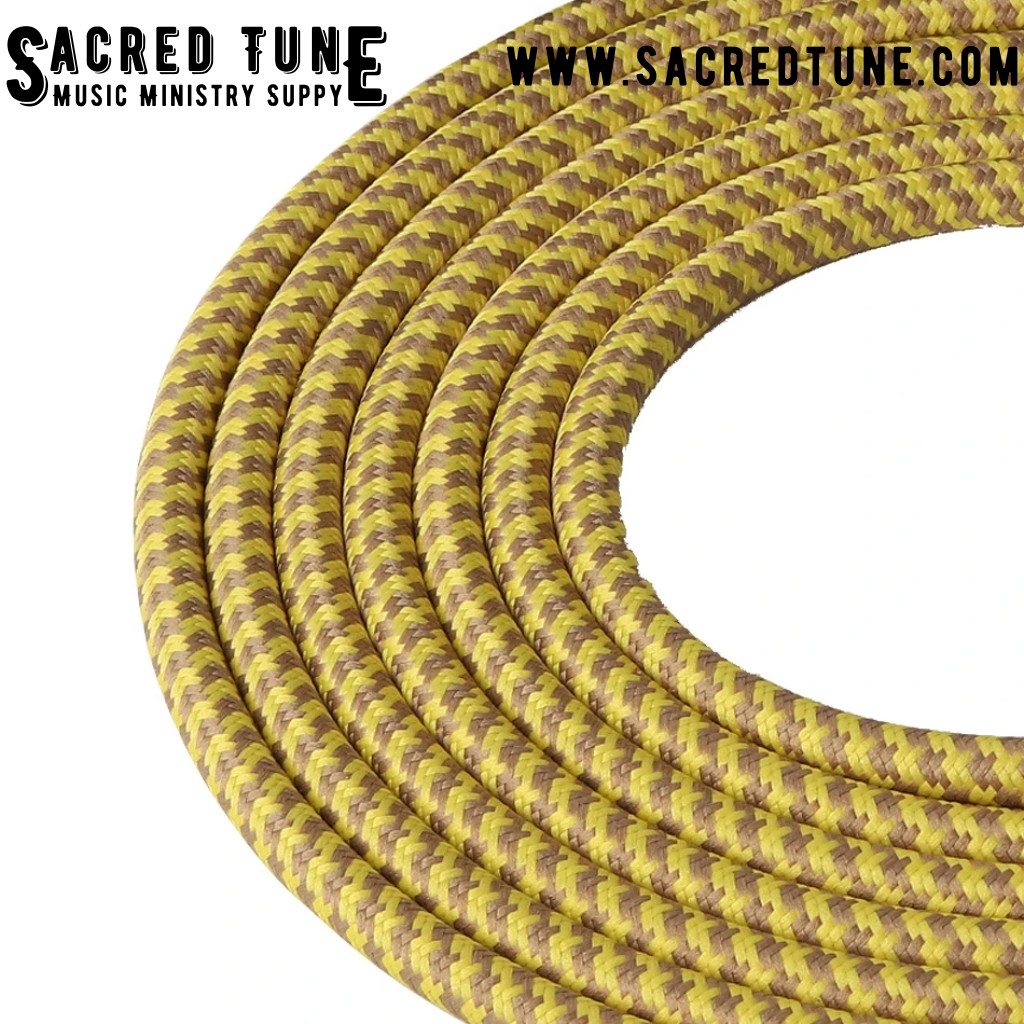 Instrument Cable - Yellow Coil | Sacred Tune