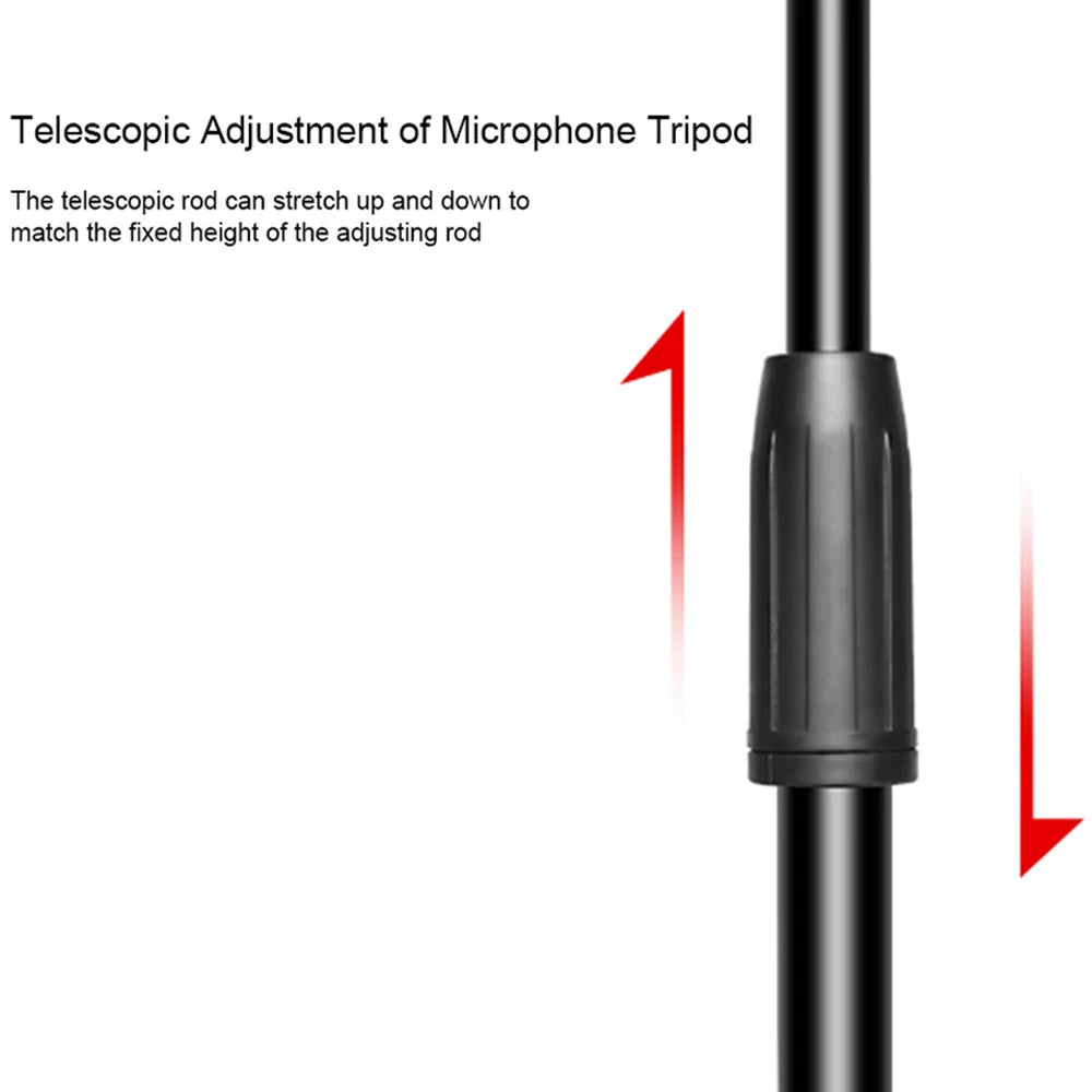 Microphone Stand with Boom Vertical Adjustment | Sacred Tune