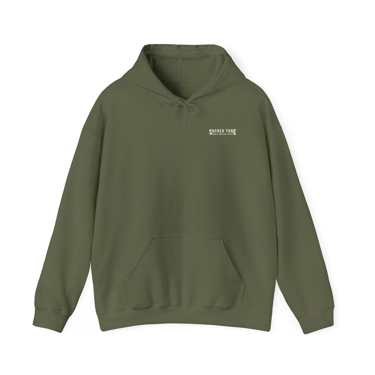 Sacred Tune Hoodie in Green - Front | Sacred Tune