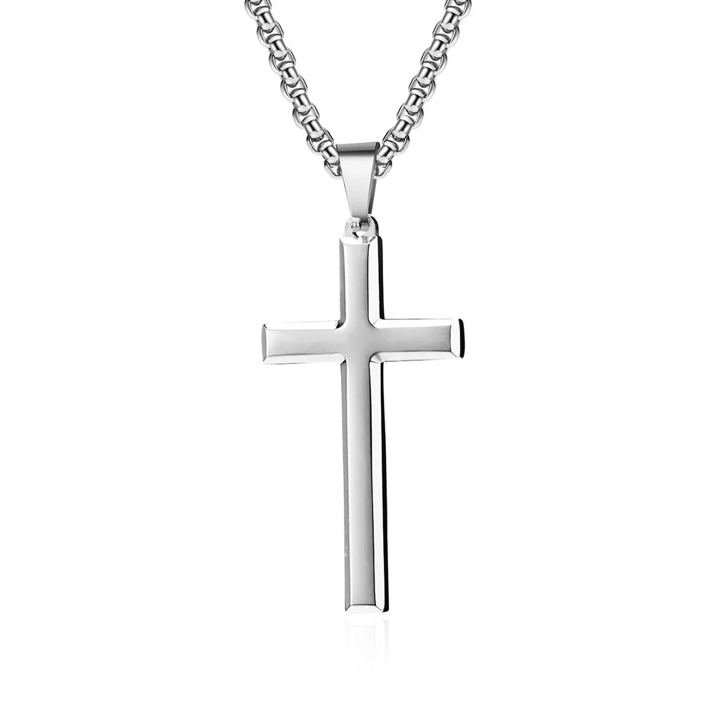 Stainless Steel Cross in Silver | Sacred Tune