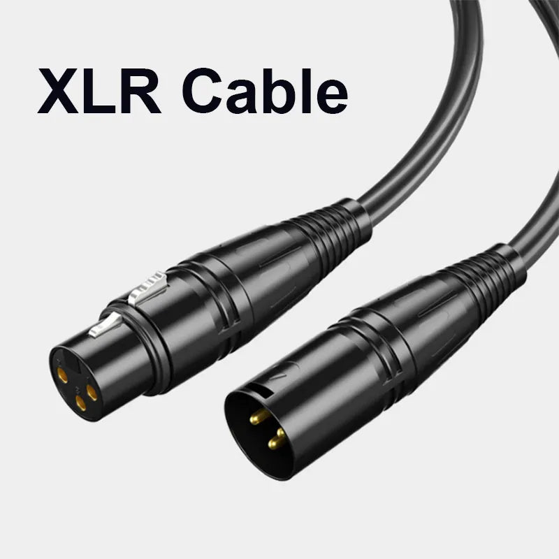XLR Male To Female Microphone/Audio Cable - 5 Lengths Available | Sacred Tune