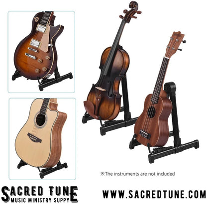 A Frame Guitar Stand for Guitar Violin and Ukulele | Sacred Tune