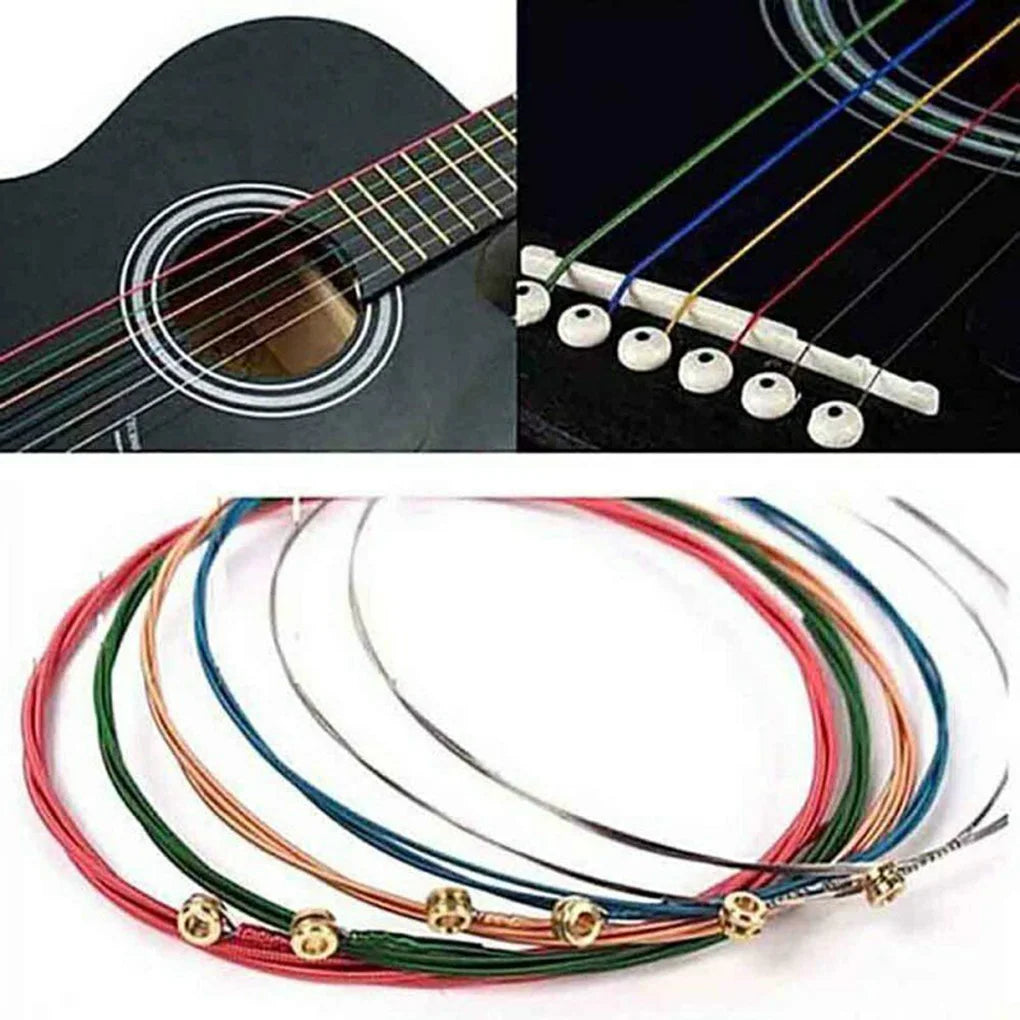 Acoustic Guitar Strings Colorful | Sacred Tune