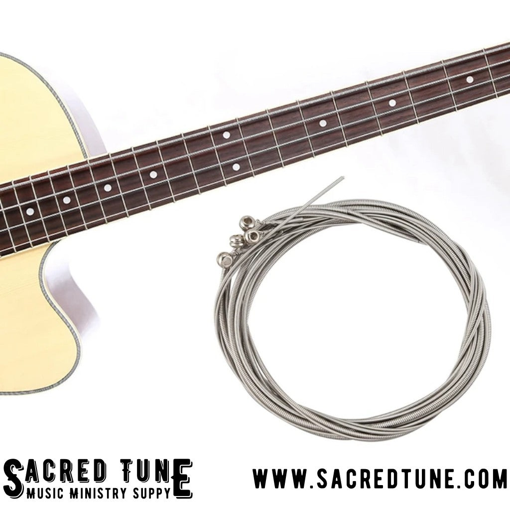 Bass Guitar Strings with acoustic bass guitar | Sacred Tune