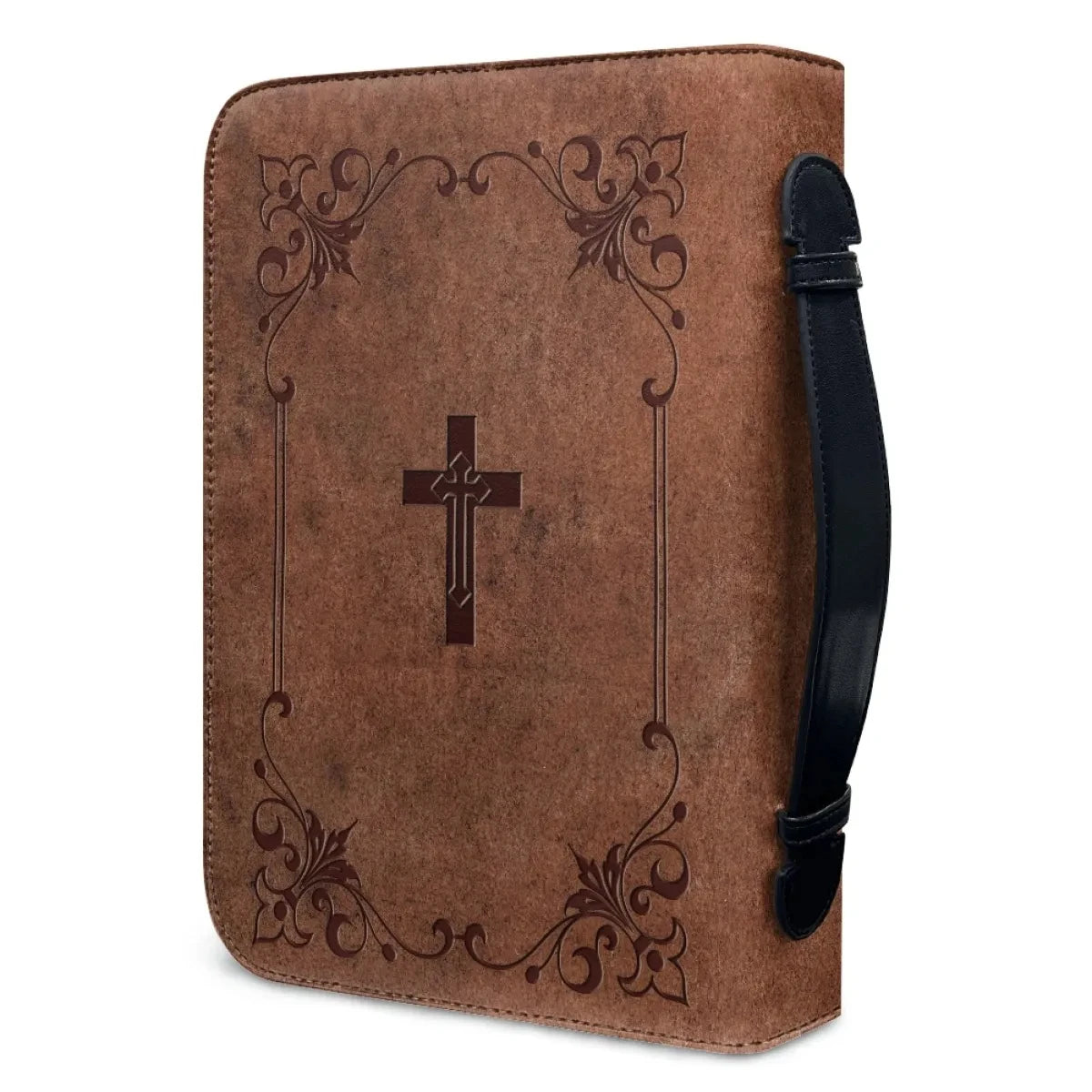 Front View of Classic Faux Leather Bible | Sacred Tune