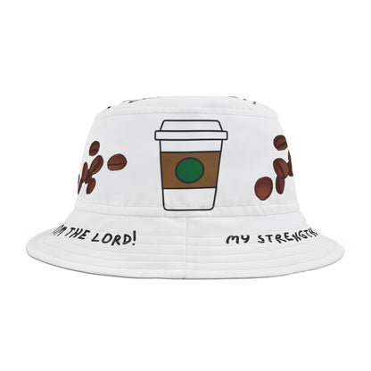 Coffee Bucket Hat Back | Sacred Tune