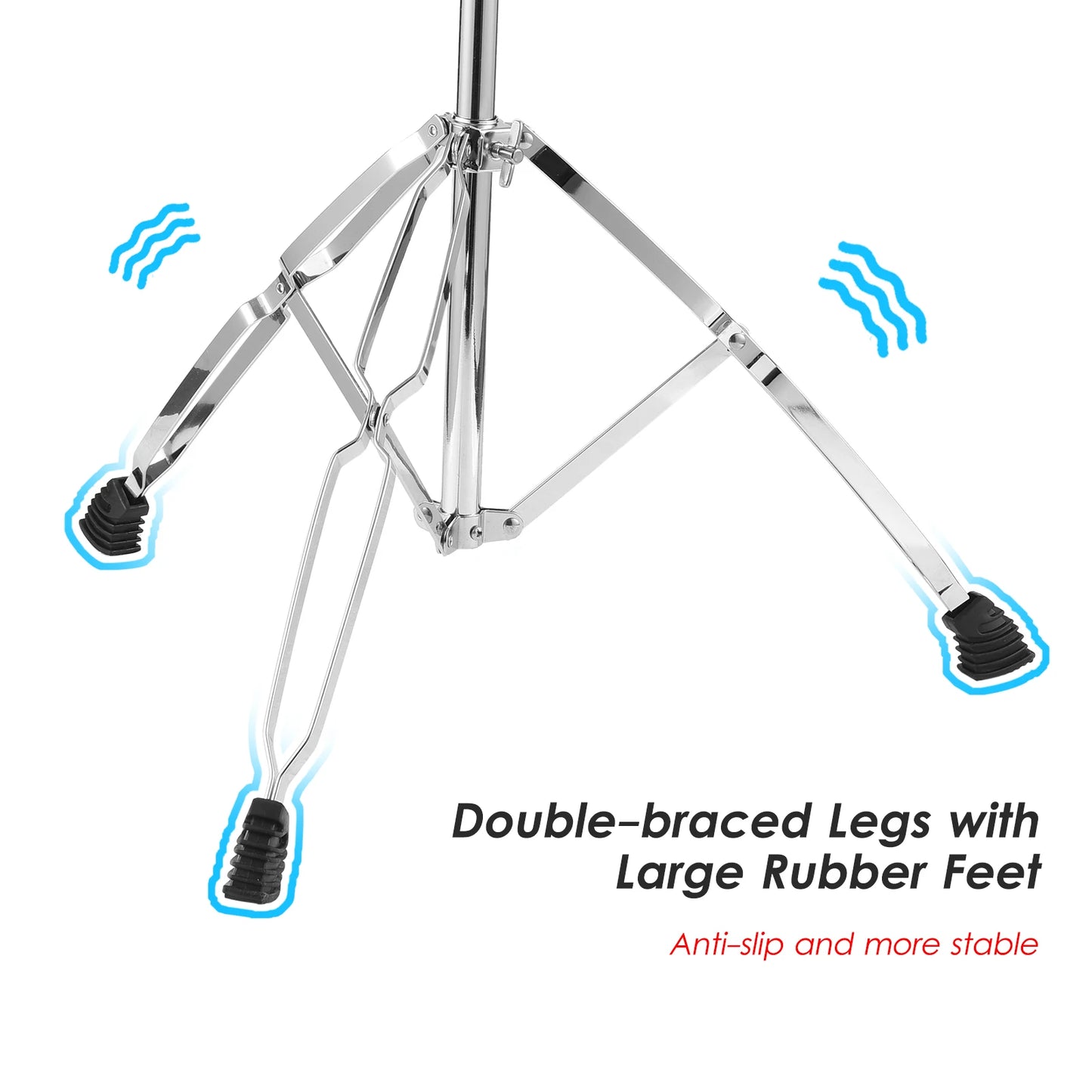 Cymbal Stand with Boom Rubber Feet | Sacred Tune