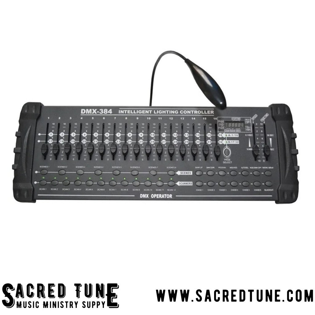 DMX512 Lighting Controller 30 Bank - Top View | Sacred Tune