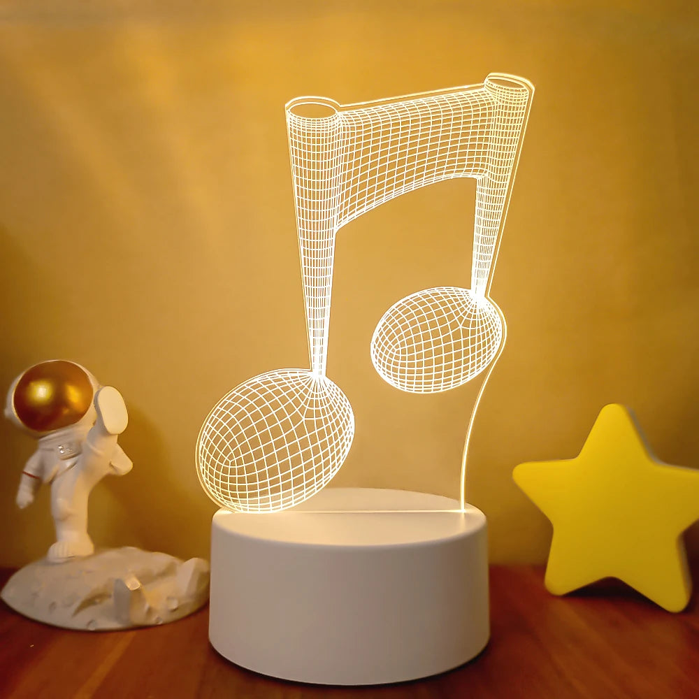 Eighth Notes USB Night Light | Sacred Tune