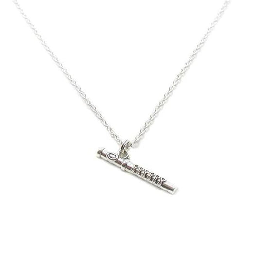 Flute Necklace on white background | Sacred Tune