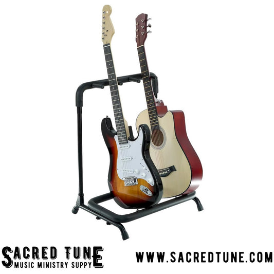 Fold-able 3 Guitar Rack  | Sacred Tune