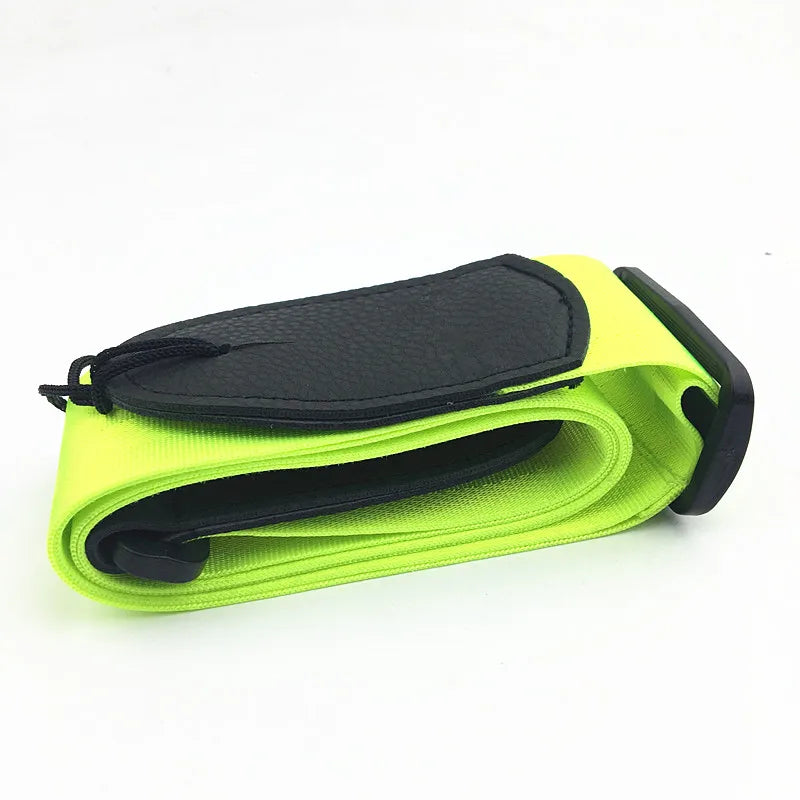 Yellowish Green Guitar Strap | Sacred Tune