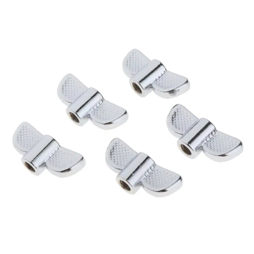 5pcs Drum Cymbal Wing Nuts (Male or Female Threaded) M8 Thread