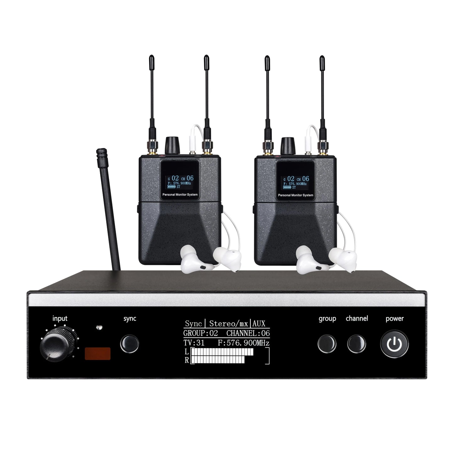 In-Ear Monitoring System with two receivers | Sacred Tune