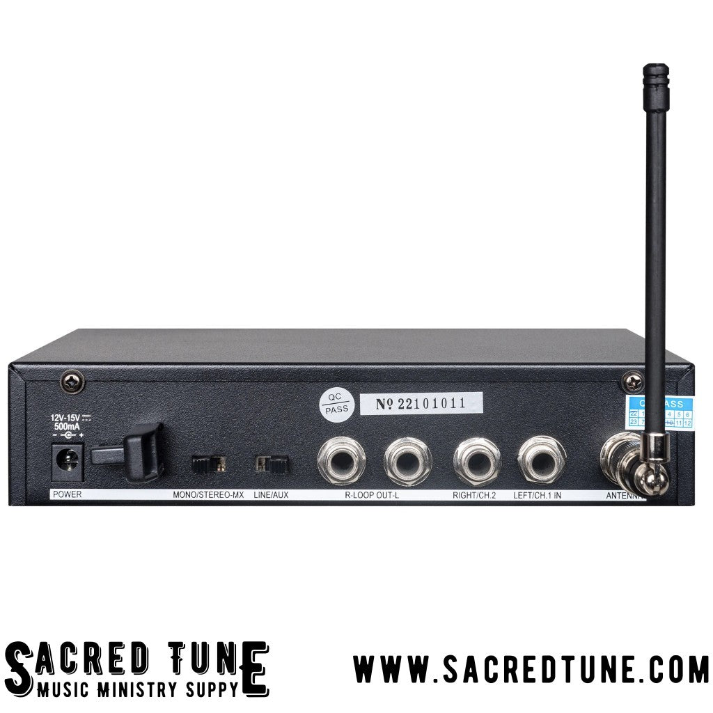 In-Ear Monitoring System Rear View | Sacred Tune