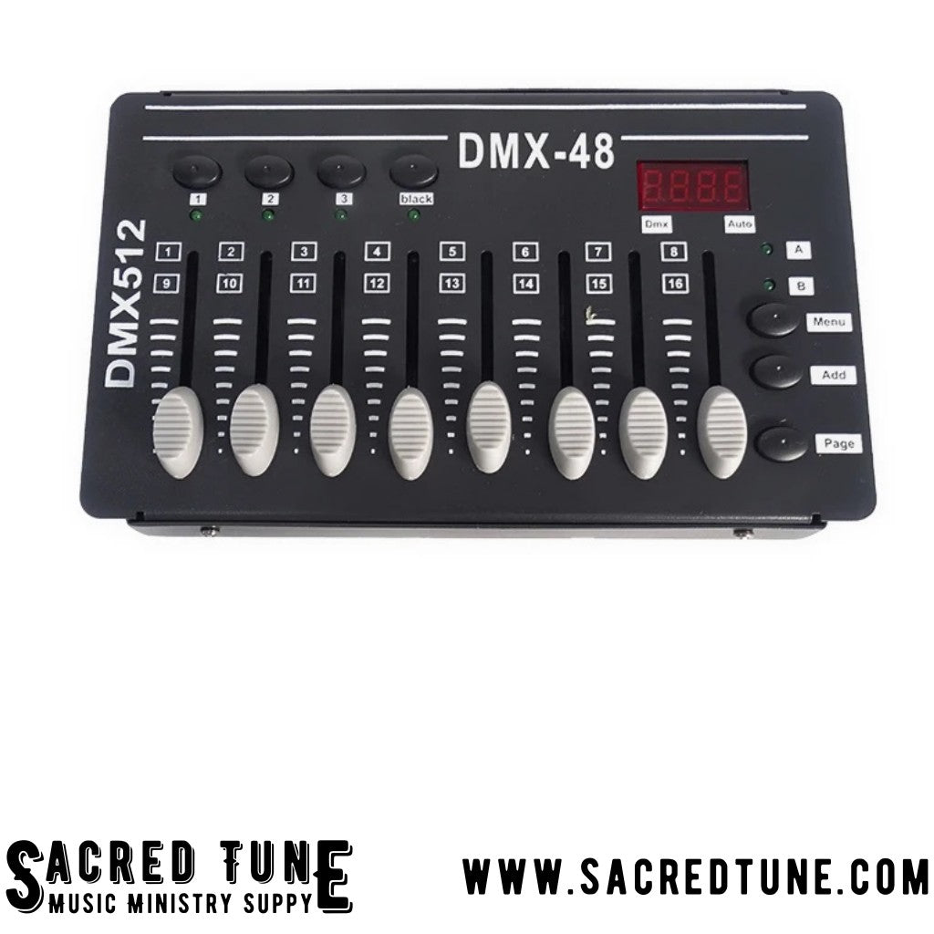 Mini DMX512 Lighting Controller Top View | Sacred Tune