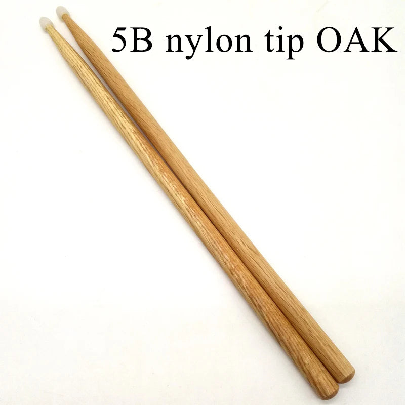 Oak Drum Sticks - 5B Nylon Tip | Sacred Tune