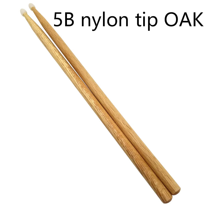 Oak Drum Sticks - 5VB Nylon Tip | Sacred Tune