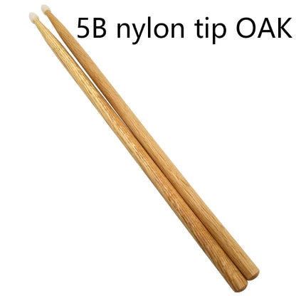 Oak Drum Sticks - 5VB Nylon Tip | Sacred Tune