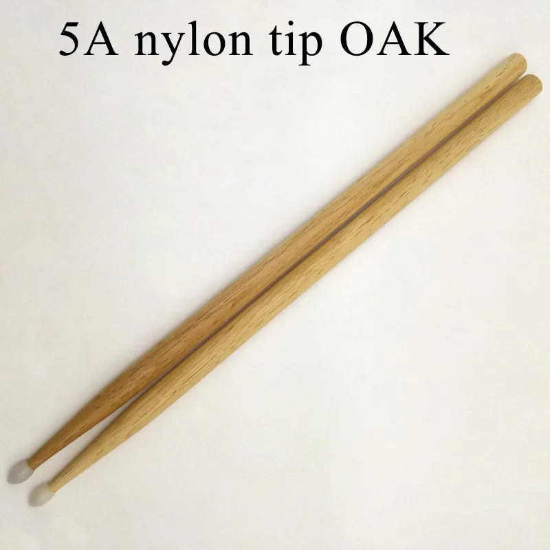 Oak Drum Sticks - 5A Nylon Tip | Sacred Tune