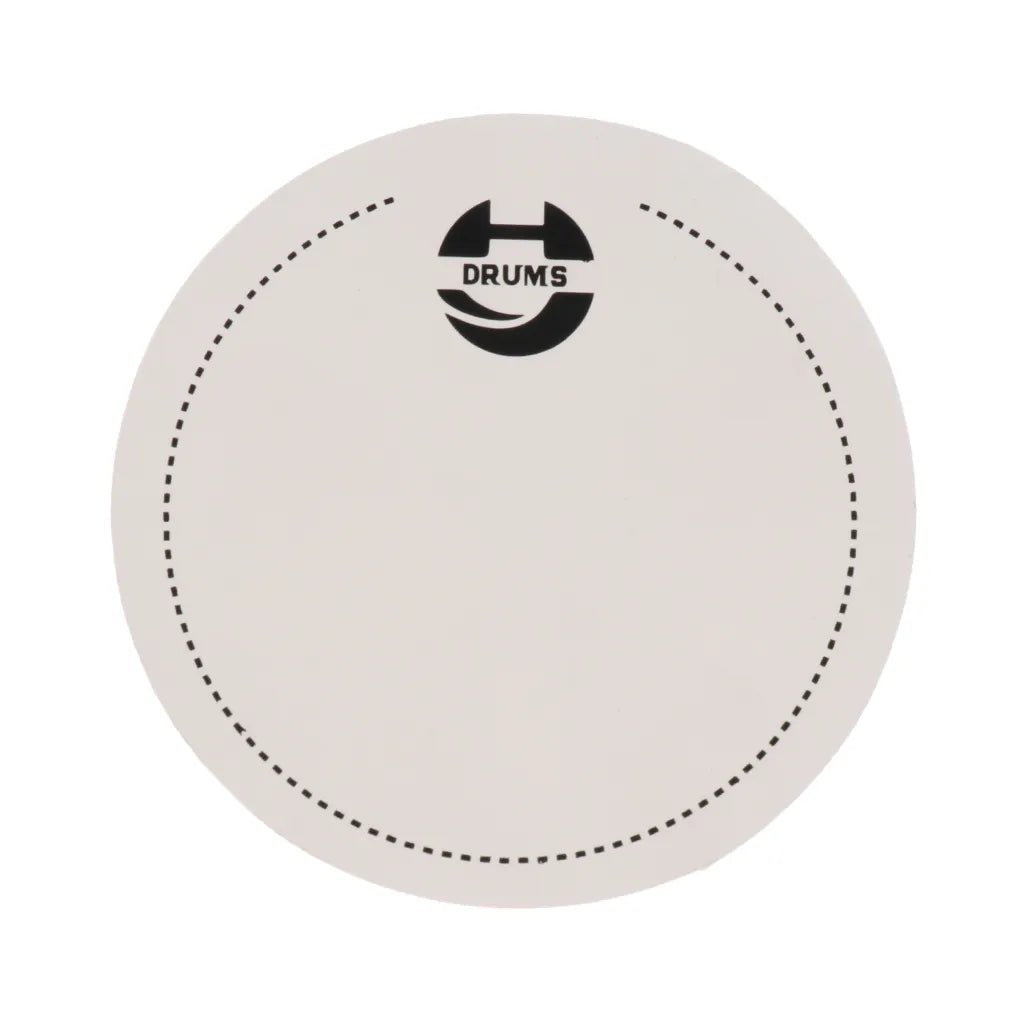 Single Drum Head Patch - White | Sacred Tune