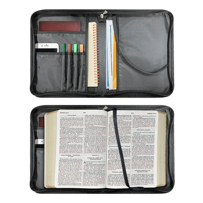 Sparkling Cross Bible Case Inside | Sacred Tune