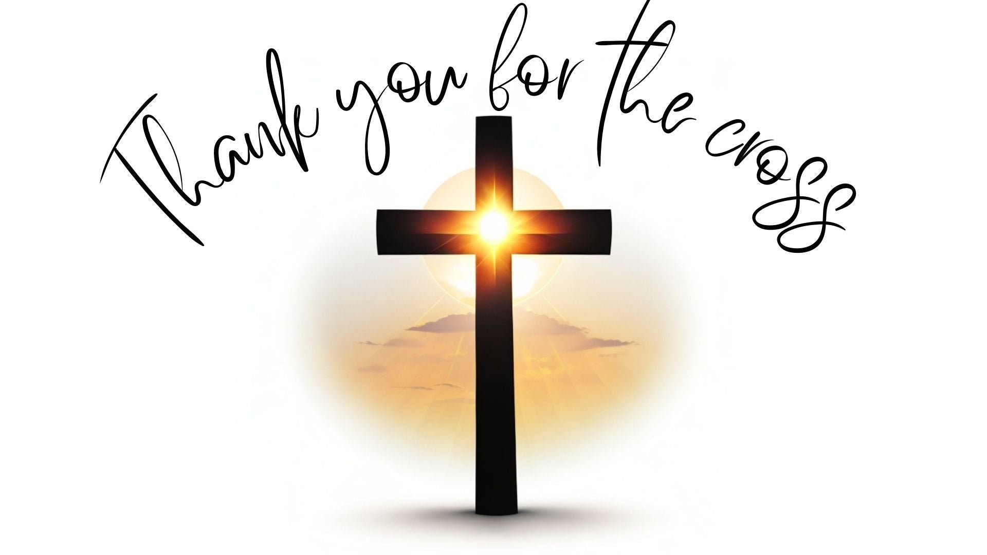 Free Christian Wallpaper 1920x1080 - Thank You For The Cross Theme | Sacred Tune