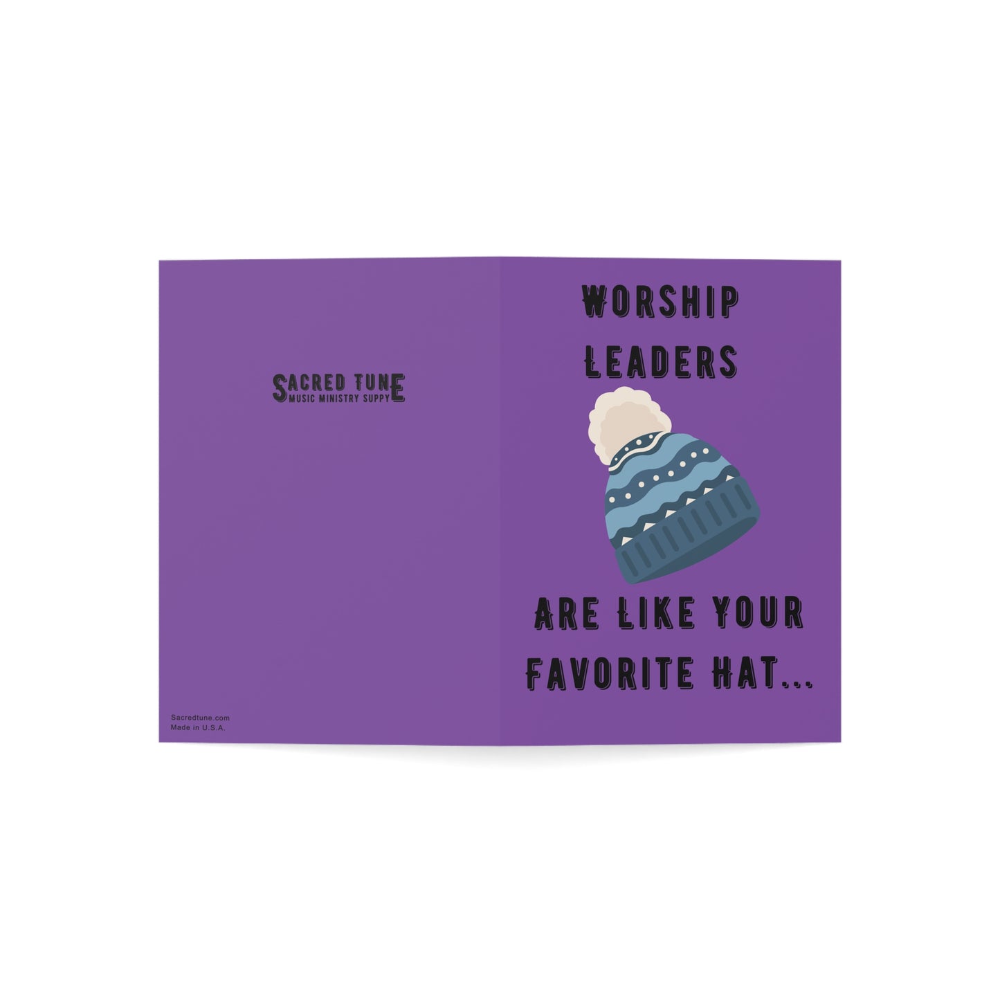 Worship Leaders Are Like Your Favorite Hat Card Outside | Sacred Tune